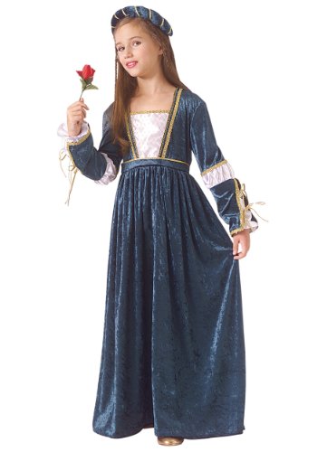 Fato de Menina DISFRAZZES Julieta Azul (Tam: 3 a 4 anos) DISFRAZZES - Brincadeira de faz de conta - vestido, almofada, óculos, bolsa