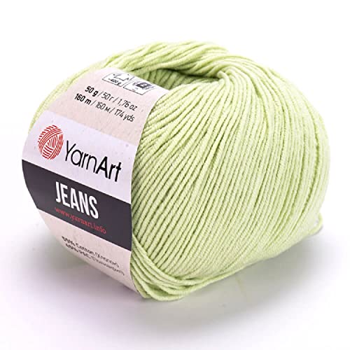 Fio YARNART Amigurumi (Azul - 1000 m - Algodão) YARNART JEANS - Roupa - azul, 1000 m, algodão, 3.5 mm