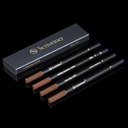 Recarga para Esferográfica SCHREIBER 4 peças Scriveiner - Tinta e recargas de caneta - recarga, esferográfica, schreiber, 4 peças
