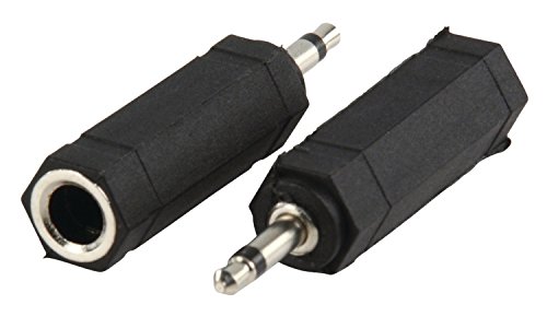 Adaptador VALUERLINE (Jack 3.5 mm - Jack 6.3 mm - Preto) Valueline - Adaptadores de cabos de áudio e vídeo - jack 3.5 mm, jack 6.3 mm, preto