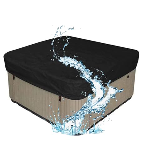 Capa para Banheira de Jardim Oxford Impermeável 130X130X90Cm Preto shiqujiahao - Acessórios para piscina e spa - oxford, impermeável, 130x130x90cm, preto