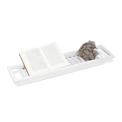 Suporte para banheira relaxdays HXLXP | Branco Relaxdays - Armazenamento e organização - banheira, relaxdays, branco