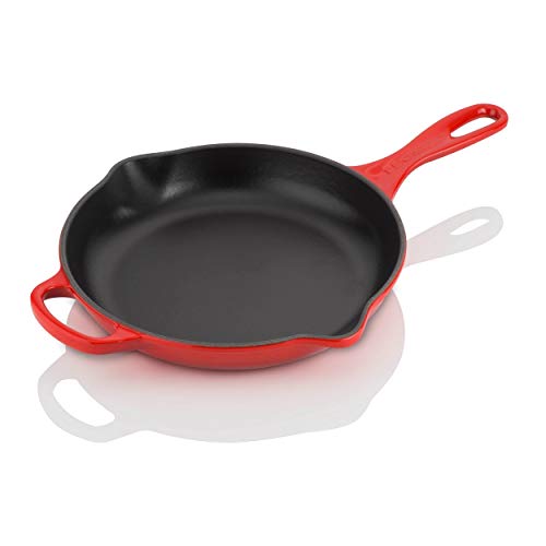 Frigideira Redonda Gourmet LE CREUSET Vermelho Le Creuset - Utensílios de cozinha - antiaderente, resistente à corrosão, alumínio, ergonómica