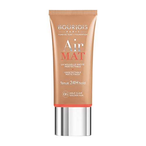 Base BOURJOIS Air Mat Foundation 06 Light Tan Bourjois - Maquiagem facial - light tan, long-lasting, universal fit, 24h