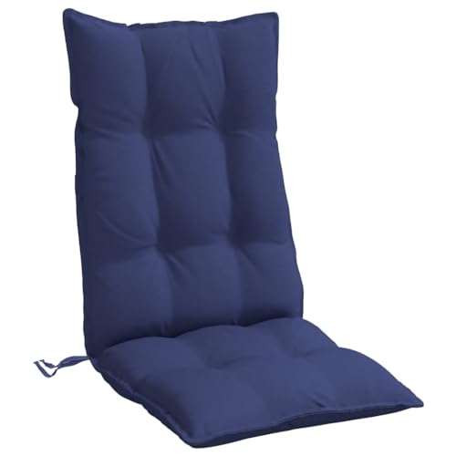Almofada de Assento vidaXL 4 Unidades Oxford Azul Marinho (Cadeiras) vidaXL - Almofadas - vidaxl, oxford azul marinho, cadeiras, almofada