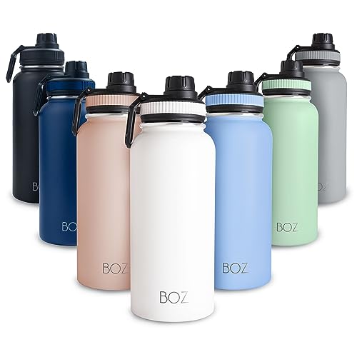 Garrafa de Montanha BOZ (1000 ml - Aço Inoxidável) BOZ - Porta-alimentos e bebidas - 1000 ml, aço inoxidável