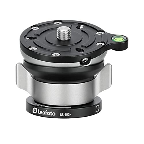 Base de Nivelamento LEOFOTO LB-60N (Compatível: Trípodes Leofoto) LEOFOTO - Cabeças de tripé e monopé - nivelamento, precisão, 15°, bloqueio