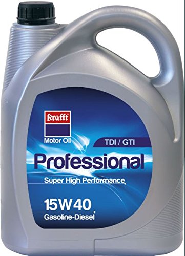 Óleo de Motor KRAFFT 15 W 40 (5 L) - GTI Krafft Fluids - Lubrificantes - alta qualidade, 5 l, reduz custos, 4 cilindros