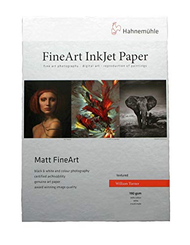 Papel Fotográfico HAHNEMÜHLE Digital Fine Art Hahnemühle - Papel de arte e artesanato - digital, fine art, brilho suave, textura luxuosa