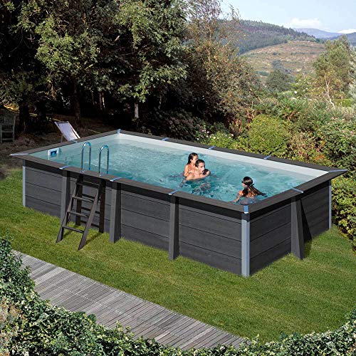 Piscina Desmontável Rectangular Kp Cor 60 X 40 X 1,24 M Gre - Brinquedos - desmontável, rectangular, 60 x 40 cm