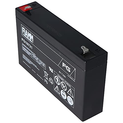 Bateria Fiamm Rechargeable 12V 1.2Ah (FG10721) FIAMM - Baterias de uso geral - 12V, 1.2ah, AGM, preto