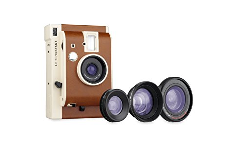 Máquina Fotográfica Instantânea LOMO Lomo'Instant San Remo (Preto - Li-Ion - 1.5x) Lomography - Câmeras - instantânea, preto, Li-Ion, 1.5x