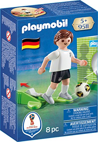 Playmobil Conjunto de futebol - Jogador alemão PLAYMOBIL - Conjuntos de brinquedos - futebol, jogador alemão, treinador Joachim Löw, capitão Manuel Neuer