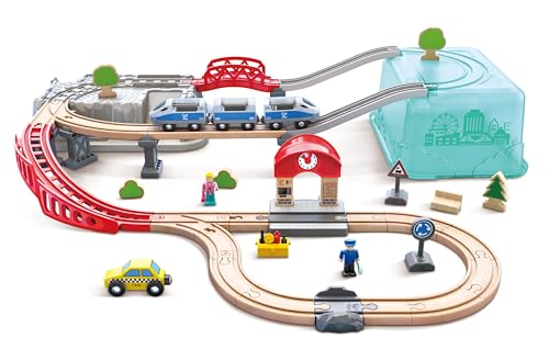 Conjunto de veículo e pista HAPE 400016 (3 anos) HAPE - Comboios de brincar e conjuntos de comboios - 