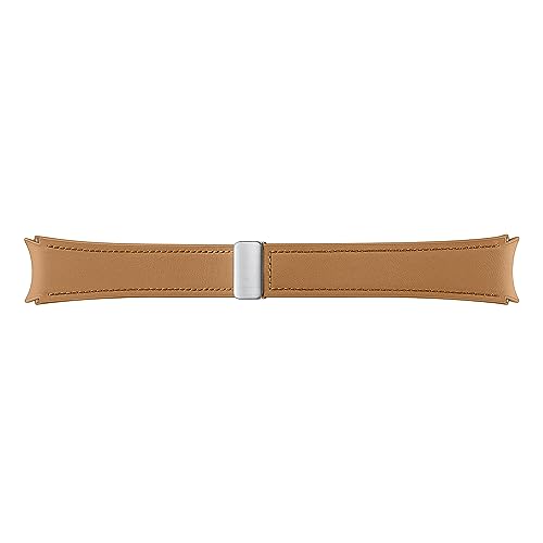 Bracelete SAMSUNG Leather Band (S/M - Castanho) SAMSUNG - Computadores - couro, m/l, castanho