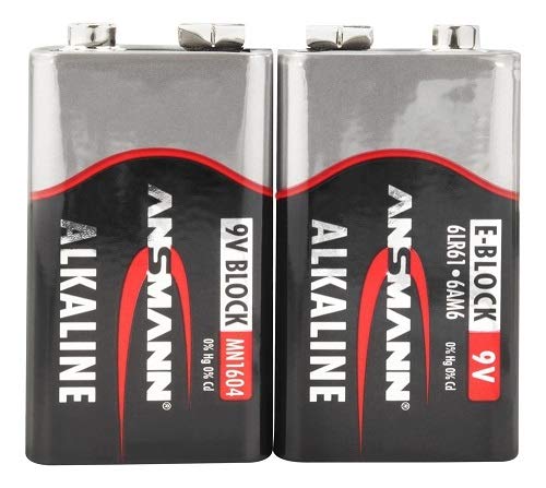 Pilha Recarregável ANSMANN Block 9V Red Line Ansmann - Baterias de uso geral - alcalino, 9V, cilíndrico