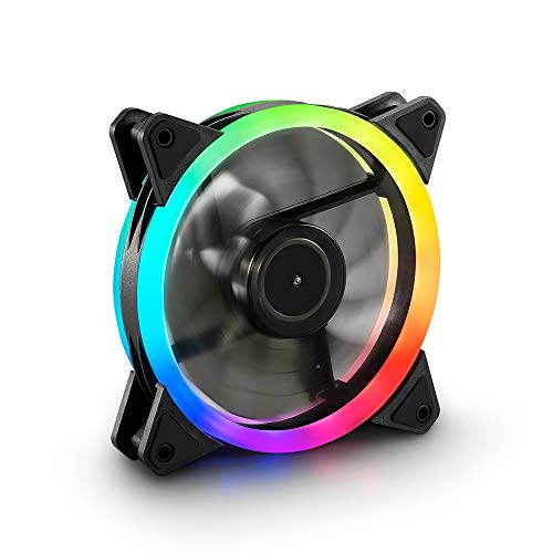 Ventoinha Sharkoon SHARK Blades RGB | Preto Sharkoon - Peças de refrigeração de sistema de computador - ventoinha, sharkoon, rgb, preto, 120mm, led