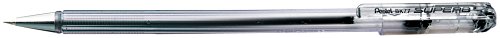 Esferográfica PENTEL Super Bk 14 Unidades Pentel - Canetas - traço médio, cor preta, pigmento, capuchón ventilado