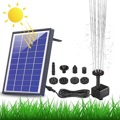 Fonte de Água Solar 6.5W com 1500mAh Bateria Aisitin AISITIN - Bombas de hardware - fonte, água solar, bateria recarregável, 1500mAh