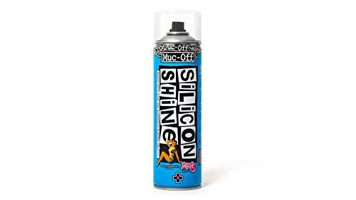 Lubrificante para Bicicletas MUC-OFF Silicone Shine (500ml) Muc-Off - Ceras, polimentos e protetores para veículos - silicone, lubrificante, bicicletas, 500ml