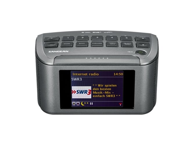 Rádio Despertador Sangean Rcr-11 Cinzento Sangean - Radios - rádio, despertador, sangean, rcr-11, cinzento