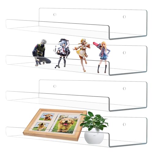 Suporte de Parede para Livros Sterneer Transparente Sterneer - Prateleiras de parede e ledges - suporte, parede, livros, transparente