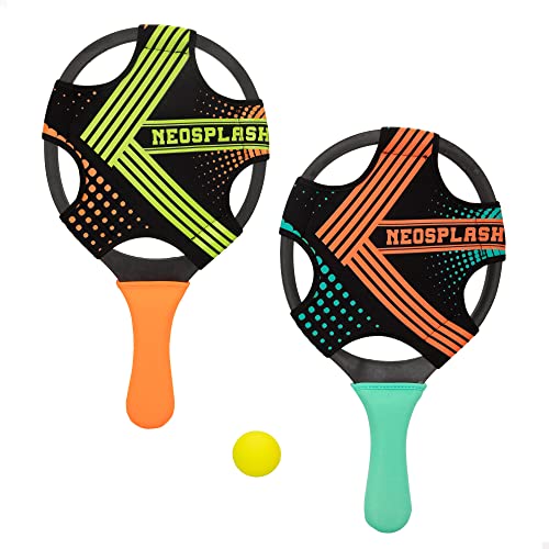 Conjunto de 2 Páls e Bola de Neoprene COLORBABY COLORBABY - Brinquedos - neoprene, praia, piscina, empunhadura