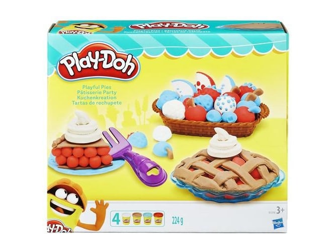 Brinquedo de Trabalhos Manuais HASBRO Play-Doh (3 anos) PLAY-DOH - Massa de modelar e putty - trabalhos manuais, 3 anos, tartes, acessórios