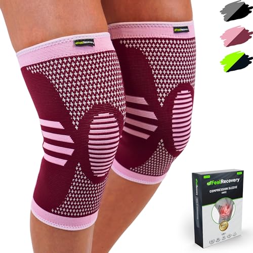 Joelheiras para Homem Laranja Claro S 2 Unidades Feel Recovery - Roupa - laranja, claro, neopreno, poliuretano