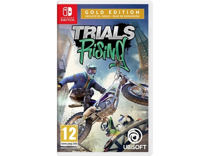 Jogo Nintendo Switch Trials Rising Gold Edition (Inglês - Europa) Ubisoft - Software de jogos de vídeo - nintendo switch, Trials Rising, Gold Edition, plataformas de motos, competições