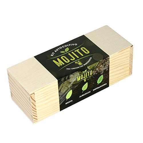 Kit de Jardim Auto-Cultivo MOJITO Menta Alcachofra e Erva-Branca Resetea - Kits de cultivo de plantas e ervas - auto-cultivo, menta, alcachofra, erva-branca