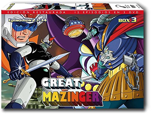 Blu-Ray Great Mazinger - Box 3 (Edição em Espanhol) FOX (SELECTA) - Dvds de filmes e programas de televisão - Mazinger Z, robot gigante, salvar a Terra, ataques alienígenas