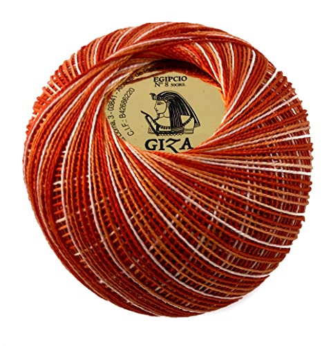 Fio de Tecido GIZA 50 Gr Orange Multicolor DOLORES MORILLAS, S.L. - Fios - tecido, orange, multicolor