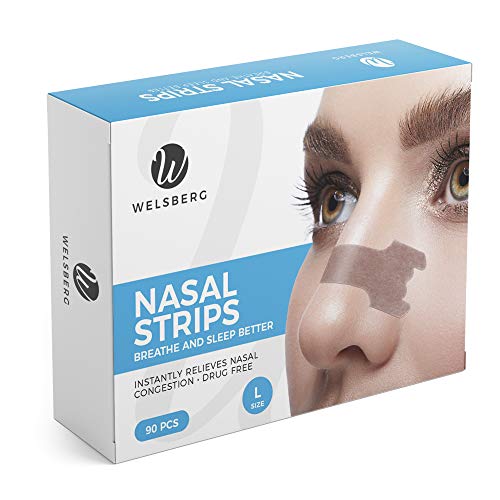 Tiras Nasais Anti-Ronco WELSBERG (L) Welsberg - Aids para ronco e apneia do sono - anti-ronco, welsberg, L
