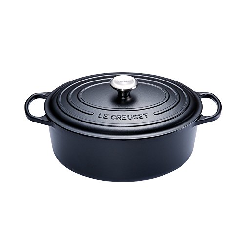 Tacho Oval Cocotte LE CREUSET Preto (31 cm) Le Creuset - Utensílios de cozinha - preto, 3 L, alumínio, 31 cm