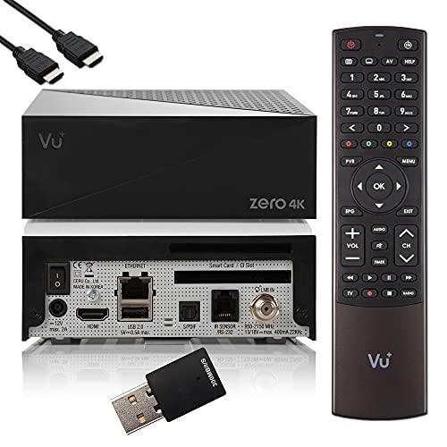 Receptor de TV VU ZERO 4K (Full HD - Smart TV) VUplus - Ratos e trackballs - 4k, full hd, smart tv, satélite