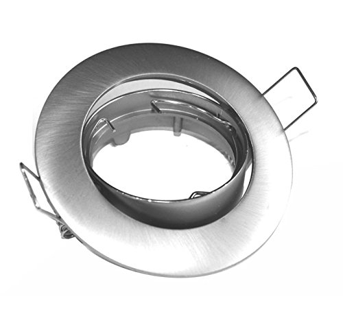 Prateleira de Armário Elétrica SILVER ELECTRONICS ARO REDONDO BASCULANTE NÍQUEL Silver Electronics - Luminárias de teto - níquel, basculante, gu10, led