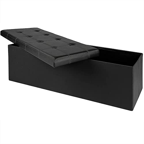 Banco de Arrumação BAUHAUS com Cesto (Preto - 115 x 40 x 40 cm) Casaria - Cadeiras - cesto, preto, 115x40x40 cm