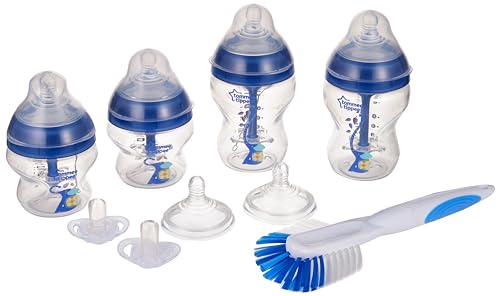 Conjunto de biberões TOMMEE TIPPEE (0-6 meses) Tommee Tippee - Biberões - anticoagas, tetina, 0-6 meses, 150ml, 260ml