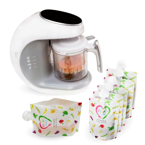 Máquina de Alimentação EVLA'S 2000 (1.5 L - 8 Níveis) The EVLA Group - Eletrodomésticos de cozinha - 1.5 L, 8 níveis, vaporização, mistura, ammassar