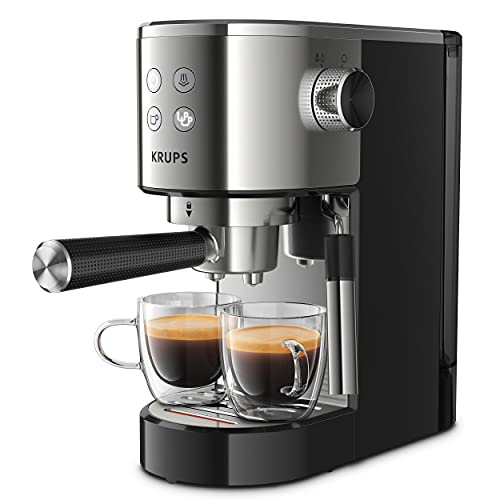 Máquina de Café KRUPS Virtuoos XP442C11 (15 bar) Krups - Máquinas de café espresso - 15 bar, 125 ml, filtro de água, termómetro