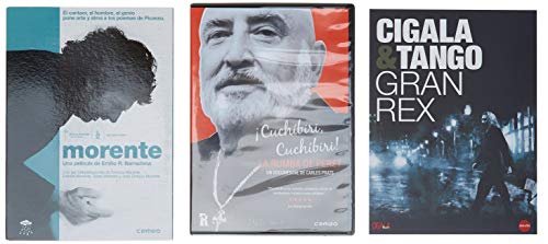 DVD Pack 1 - Cigala & Tango / Morente / Cuchibiri (Edição em Espanhol) CAMEO - Dvds e vídeos - dvd, pack 1, cigala & tango, morente, cuchibiri