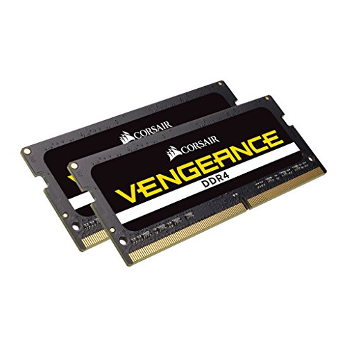 Memória RAM DDR4 CORSAIR CMK32GX4M2A2666C18 (2 x 16 GB - 2666 MHz - CL 18) Corsair - Memória ram - 32 GB, DDR4, 2666 mhz, SO-DIMM