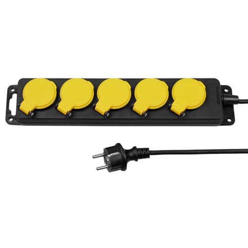 Extensão Elétrica ITENSE 5 Tomas (16A - Tipo F - 1.2m) COGEX - Fios e cabos elétricos - 16A, 5 tomas, proteção infantil, 1.2m