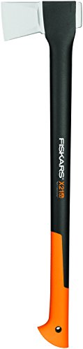Fiskars Machado de Tamanho Único para Cortar Lenha com Lâmina de Aço e Punho de Plástico Fiskars - Machados - aço, plástico, antiaderente, versátil