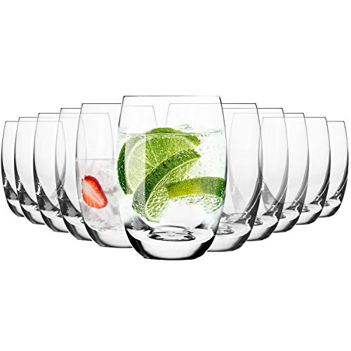 Copos KROSNO GLASS Elite (Vidro - 12 Un - Transparente - 8.6 x 15.3) Krosno - Copos - 360 ml, transparente, elite, 12 un