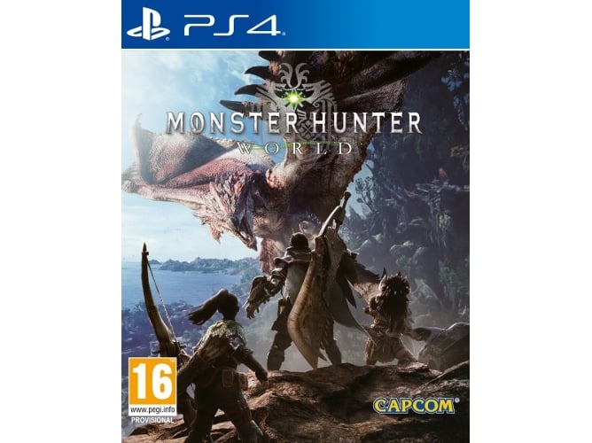 Jogo PS4 Monster Hunter: World (M18 - RPG) Capcom - Software de jogos de vídeo - ps4, monster hunter, world, m18, rpg