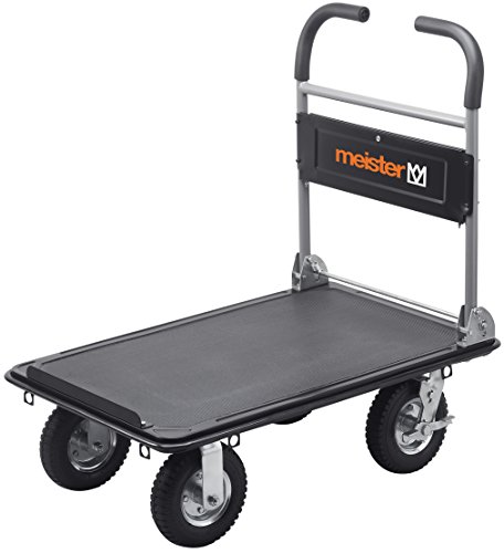 Carrinho de Transporte MEISTER 8985700 (Capacidade: 300 kg) Meister - Carrinhos de mão - 300 kg, 11,5 kg, 91x61x101 cm, aço e plástico