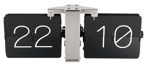 Relógio de parede KARLSSON KA5601BK (Preto) Karlsson - Relógios de mesa e prateleira - analógico, mostrador giratório, metal, pilha aa