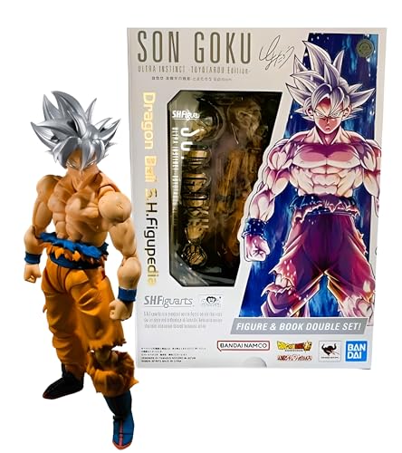 Figura de Ação SH FIGUARTS Dragon Ball Super - Son Goku Ultra Instinto (Idade Mínima Recomendada: 4 anos) TAMASHII NATIONS - Brinquedos - dragon ball, son goku, ultra instinto, figura de ação